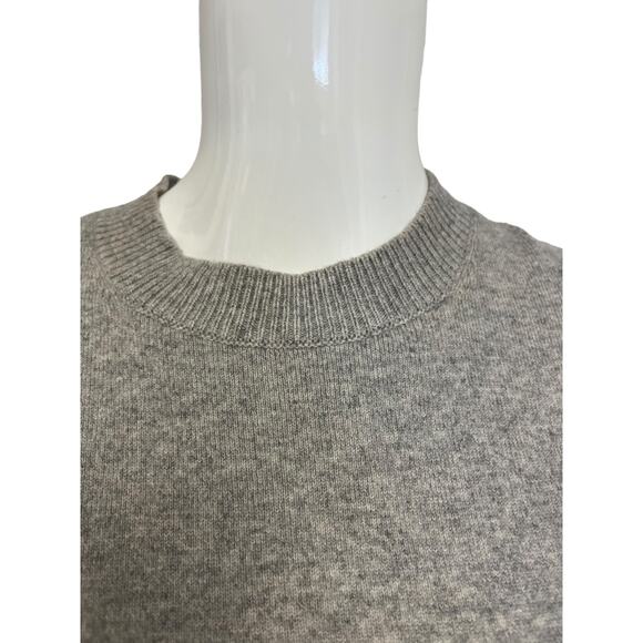 PROENZA SCHOULER Gray Wool Knit Layered Crewneck Long Sleeve Sweater Size XS - Picture 3 of 5